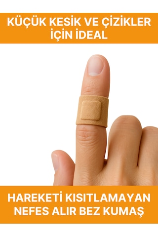 Bez Yara Bandı 19mm X 72mm 100 Lü Paket