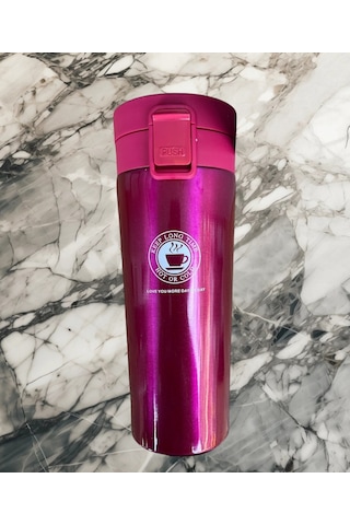 Arow Süper Trend Çift Katmanlı Termos - 500 Ml - D-281-fuşya Fuşya