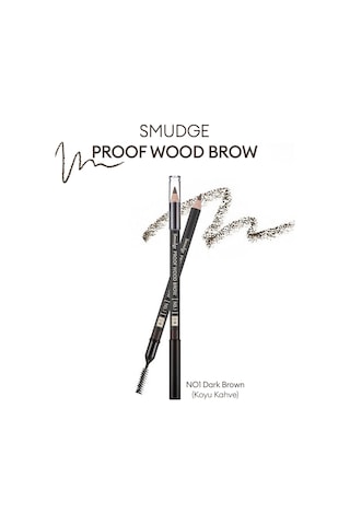 Missha Smudge Proof Wood Brow Bulaşmayan Kalıcı Doğal Kaş Kalemi Dark Brown