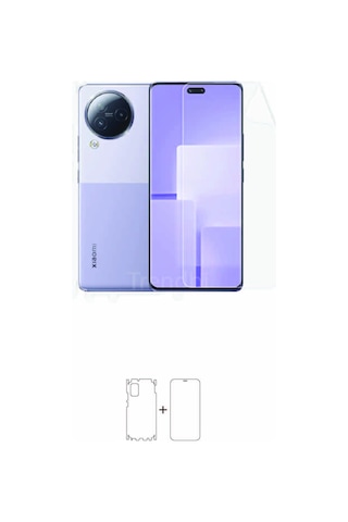 Xiaomi Civi 3 Full Kaplama Ön Ekran Arka Ve Yan Poliüretan Film