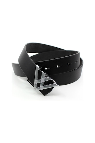 Trend Deri Erkek Siyah Spor Kemer Tokalı (479979005)