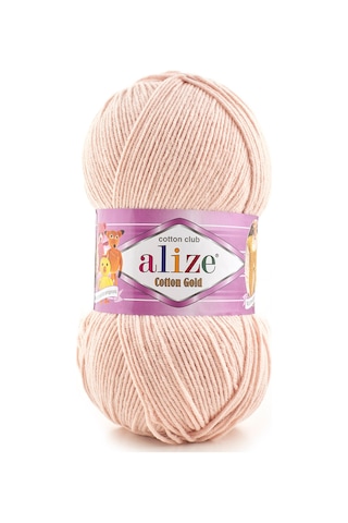 Cotton Gold - 401 Gül Suyu - 5'li Paket - 100gr/330m - Pamuklu Hırka Yelek Amigurumi İpi