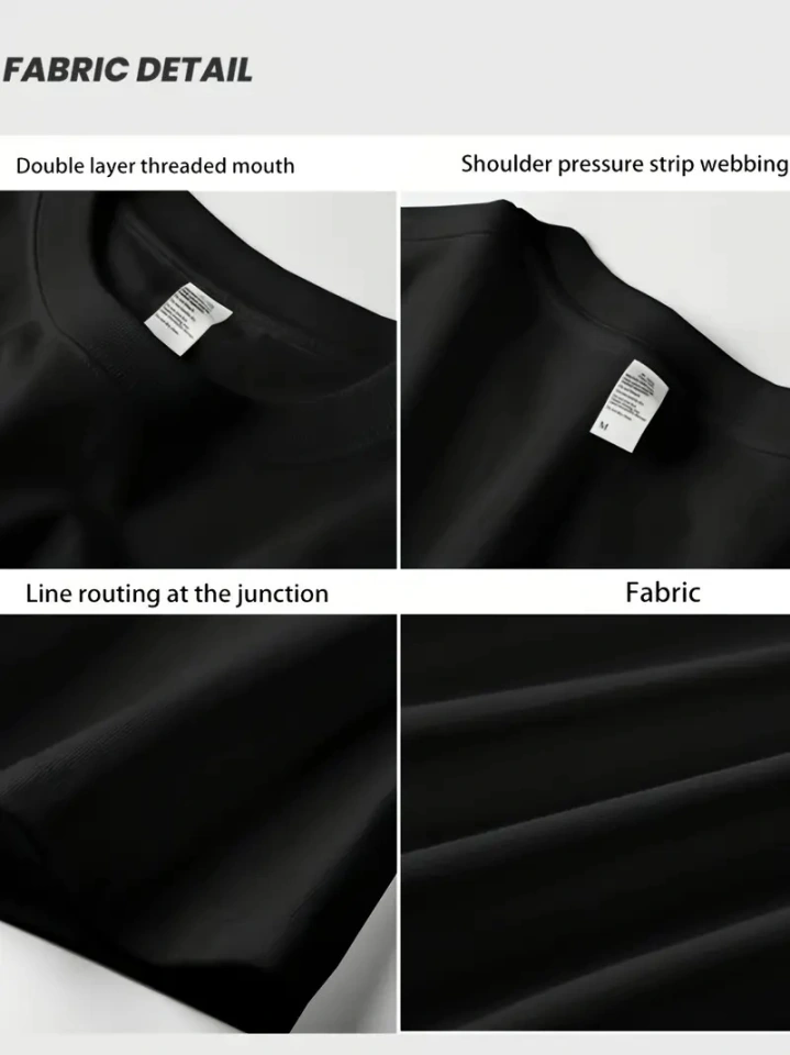 Modi Baskılı Oversize Bisiklet Yaka T-shirt - Siyah - Mymg159025