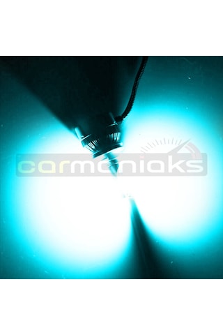H4 Buz Mavi C6 Led Xenon Far Ampulü Şimşek Etkili 5800LM