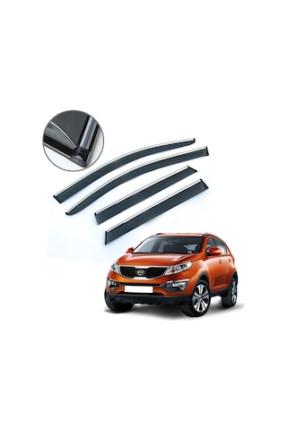 Kia Sportage Krom Çıtalı Cam Rüzgarlığı 2012-2015