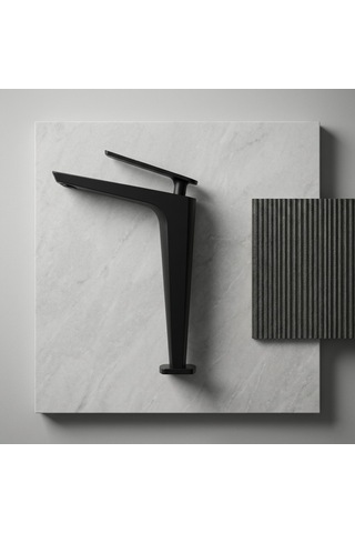 Fg-4125 Mat Siyah Yüksek Lavabo Batayası