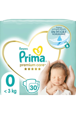 Prima Bebek Bezi Premium Care 0 Numara Prematüre 30 Adet