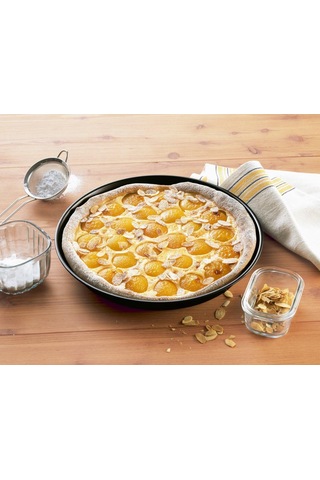 Orıgınal Kaıser Delicious Fırın/pizza Tepsisi Ø28 Cm, Alaşımlı Çelik, Siyah, 28 Cm Çok Renkli