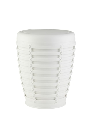 Primanova Palm Çöp Kovası Beyaz 5 Litre