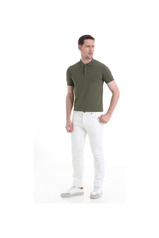 Hatemoğlu Haki Regular Fit Düz Rayon Polo Yaka Tişört 35362023c001 022 Haki
