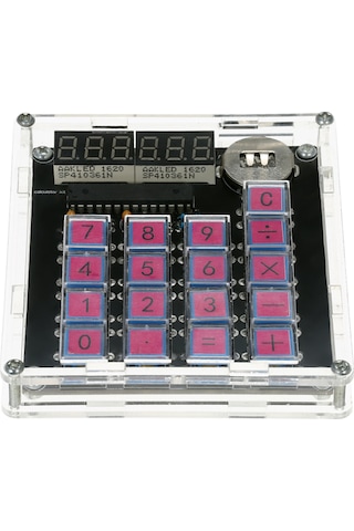 Aubyhe Kendin Yap Mcu Hesap Makinesi Seti - Led Ekranlı, Otomatik Kapanmalı, Cr2032 Pil Dahil Diğer