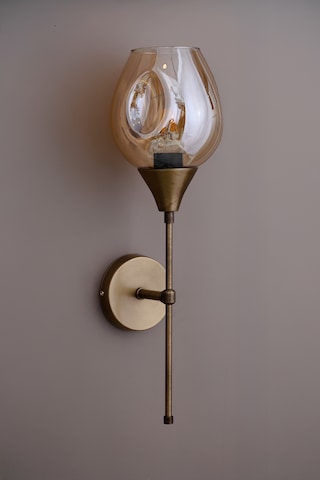 Elite Lighting Luxa Eskitme Kaplama Bal Renk Cam Şık Elektrikli Aplik