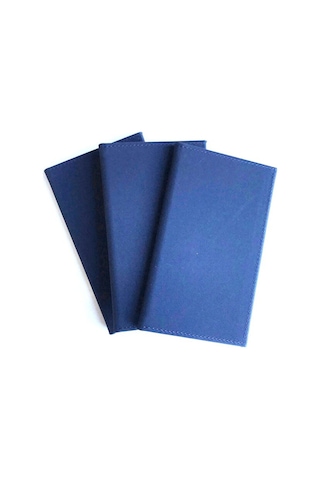 Hesap Sümeni Adisyon Kabı Lacivert Renk Vegan Deri 12 X 20 Cm.