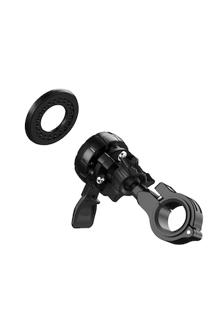 Knmaster Tt-700 Titreşim Önleyicili Motosiklet Telefon Tutucu SİYAH,GRİ
