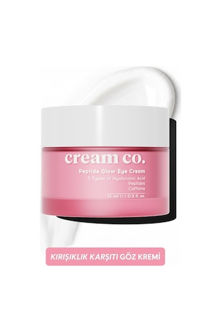 Göz Çevresi Kırışıklık Karşıtı Nemlendirici Aydınlatıcı Göz Kremi Peptit C Vitamini Kafein