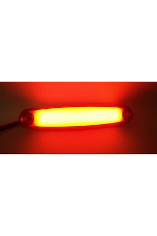 Ahmet Otomotiv 8 Adet Neon Parmak Led Lamba Kırmızı 12 V 24 V