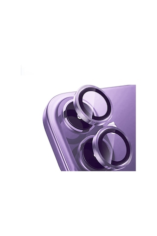 Maks Technology Apple İphone Uyumlu 17 Mkst Mikro Kamera Lens Koruyucu - Siyah