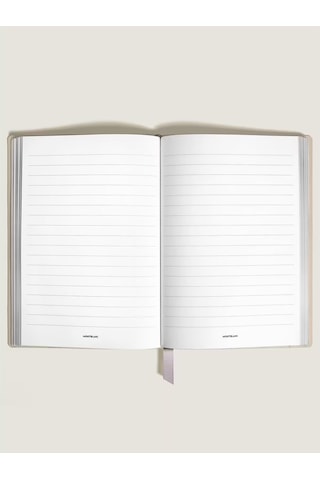 Montblanc Saffiano Deri Bej Orta Boy Defter 134783