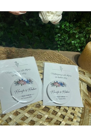 Uv Baskı Açacak Magnet Söz, Nişan, Nikah, Düğün, Kına 10 Adet Kiremit