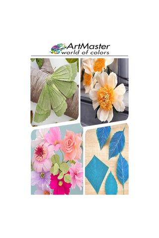 Krapon Kağıdı Yeşil Renk 10 Adet 50x200 Cm Grapon Kağıdı 10'lu Okul Proje Sınıf Anaokulu Kreş Süsleme