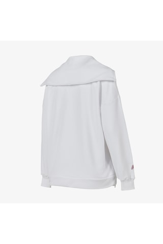 New Balance Wnc1609 Lifestyle Kadın Beyaz Sweatshirt Wnc1609-wt