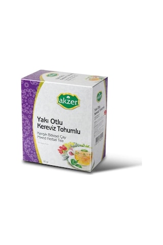 Akzer Yakı Otlu Kereviz Tohumlu Karışık Bitki Süzen Poşet Çay 60 x 1.5 G