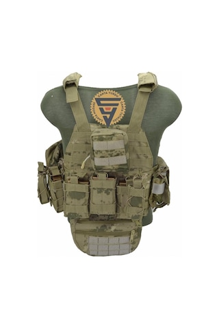 Nature Multifonksiyonel Cordura Askeri Taktik Yelek Jand Kamuflaj Haki
