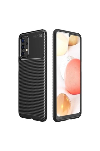 Galaxy A32 4G Kılıf Zore Negro Karbon Tasarım Silikon Kılıf