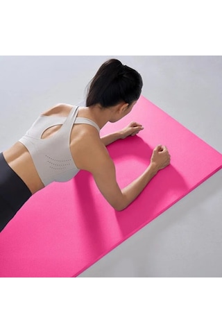 Büro Ev Ofis Egzersiz Spor Keyfi İçin 55x170cm Pilates Yoga Matı Gri