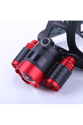 Novahub Süper Parlak 3 T6 Led El Feneri, 2x18650 Pil, Usb/ac Şarj, Kamp/avcılık İçin, Çok Renkli Option E Çok Renkli