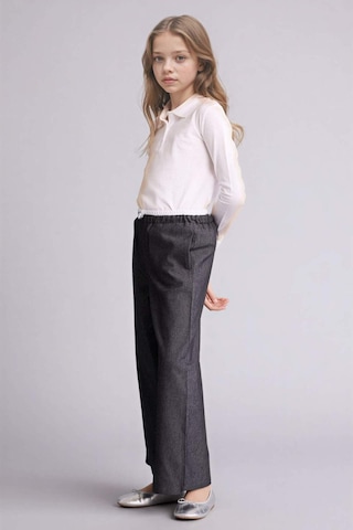 Defacto Wıde Leg Jean Görünümlü Pantolon Kız Çocuk G6814a826smbk27 Siyah-bk27