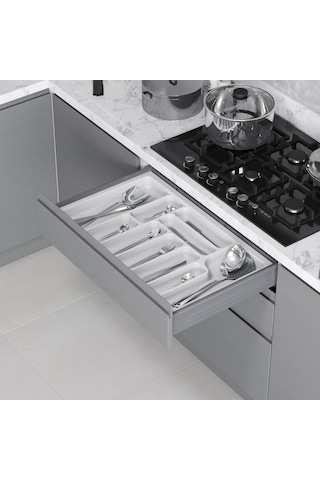 Starax Çekmece İçi Kaşıklık Beyaz En 74 CM Derinlik 49 CM