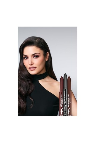 Flormar Extreme Tattoo Işıltılı Asansörlü Kalemtıraşlı Jel Göz Kalemi & Far Stick - 006 Navy 00