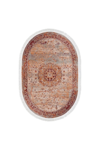 Eko Trend Djt Yıkanabilir Kaymaz Taban Oval 3 Lü Yatak Odası Takımı P1356 Vintage Kırmızı