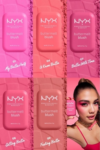 Nyx Professional Makeup Buttermelt Blush Kremsi Pembe Pudra Allık - 08 Feelin Butta 08