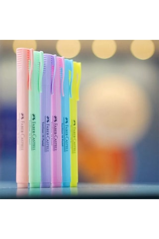 Faber Castell Fosforlu Kalem 38 Pastel Sarı