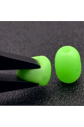 MSO Fosforlu Olta Balıkçılık İğne Stopper Yumuşak Boncuk