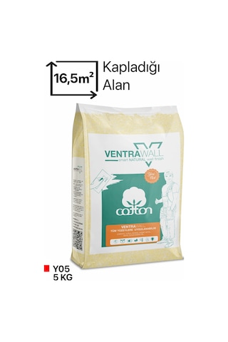 Ventrawall Isı Ve Ses Yalıtımlı Sarı Doğal Taşlı Boya Y05-5kg