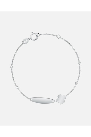 I.d. Armband 375er Gelbgold Şans Tılsımı Miniklere Özel Güvenli Ve Şık Tasarım Altın