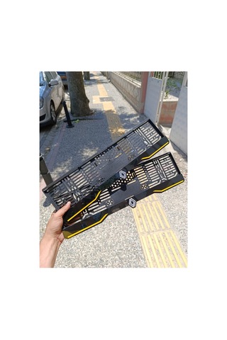 Renault - Reno Logolu Pleksi Plakalık 2 Adet 1 Takım - 644926241