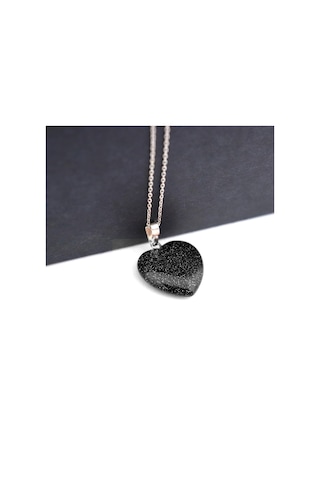 925 Ayar Gümüş Zincirli Bayan Kolye Gümüş