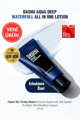 Dashu Mens Aqua Deep Waterfull All İn One Lotionll İn One Lotion