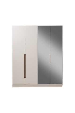 Çınar 4 Kapaklı Gardırop Elbise Dolabı 170 53 204cm Vizon