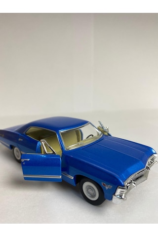 ,metal Oyuncak Araba 1957 Chevrolet Impala Çek Bırak 1:36 Ölçek 12 Cm Model Araba