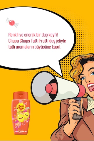 Chupa Chups Karışık Meyveli Banyo ve Duş Jeli 300 ML