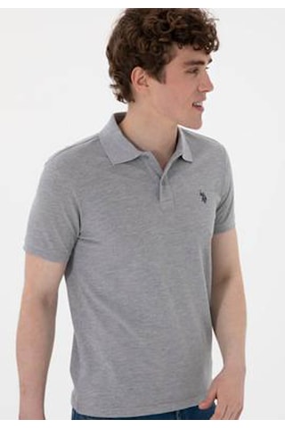 U.s. Polo Assn. Gtp04ıy025 Gri Erkek Polo Yaka T-shirt 2084151 Gri