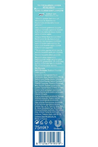 Signal White Now Ice Cool Mint Diş Macunu 75 ML