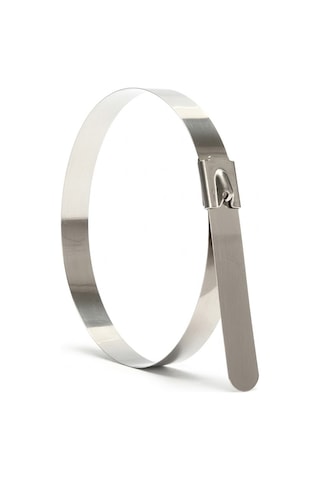 Dorf Tork Metal Kablo Bağı Paslanmaz Çelik Cırt Kelepçe 4,6 X 200mm 304 Kalite 100 Lü Paket