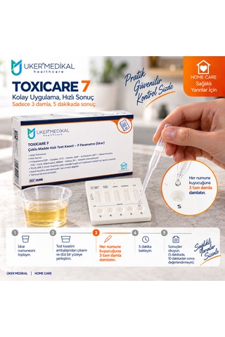 Uker Medikal Üker Toxıcare 7 Evde Madde Testi