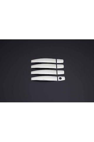 Omsa Line Opel Corsa D İle Uyumlu Krom Deco Kapı Kolu 4 Kapı Desenli 2006-2015 Arası
